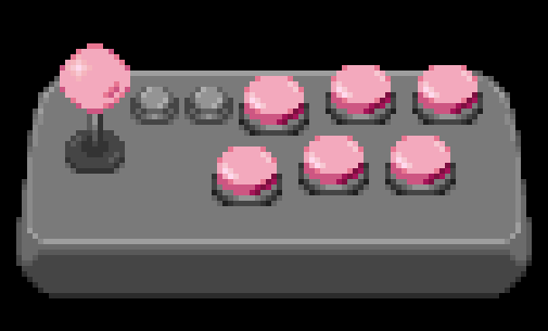 Arcade Stick UI/Prompt Pixel Art by J i m