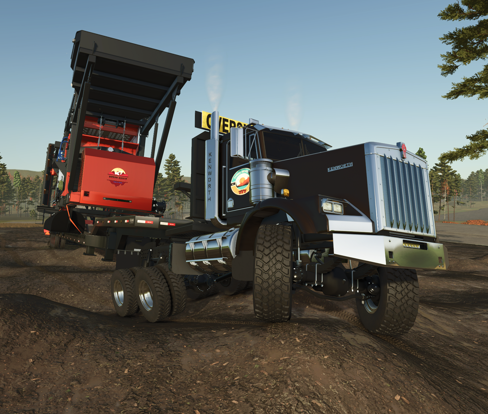 Screenshot 2 for 1990's Kenworth T800 6x6