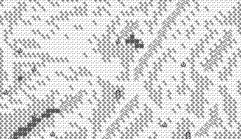 8x8 1 bit World Map Tile Set RPG By Bigindie 8x8 1 bit World Map Tile Set RPG By Bigindie