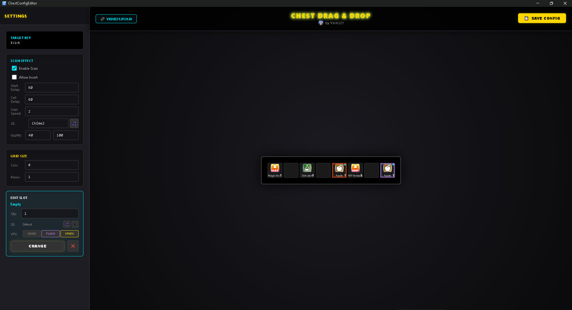 Screenshot 9 for RPG Maker MV/MZ - Inventory Drag & Drop