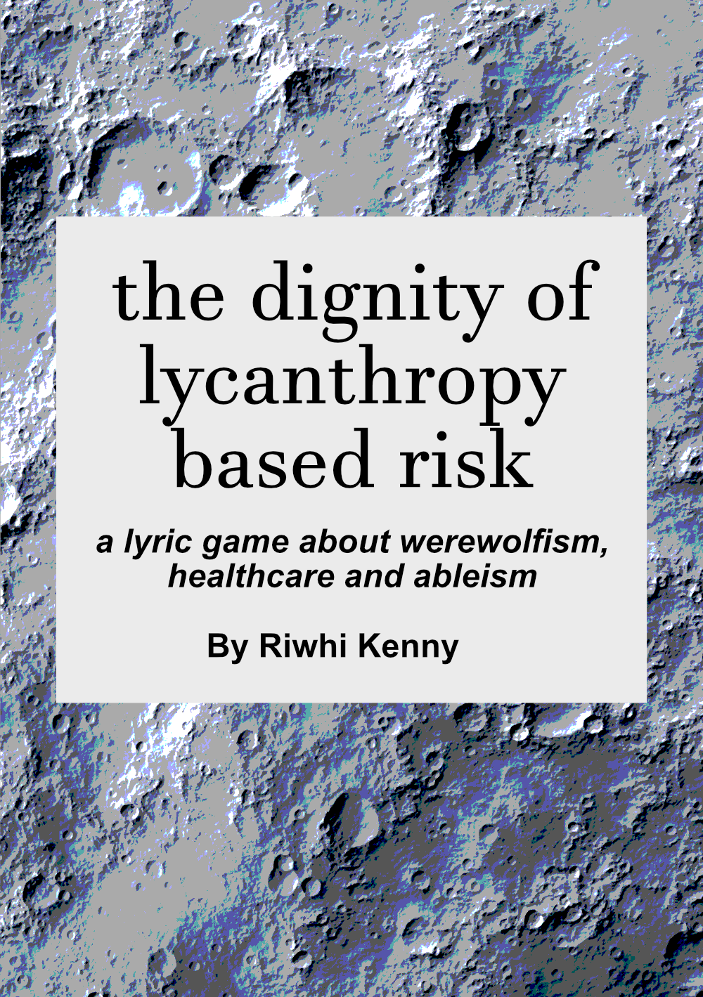 Screenshot 2 for the dignity of lycanthropy based risk