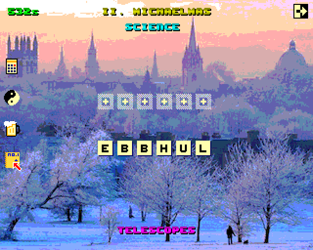Screenshot 3 for The Scholar (ZX Spectrum Next)