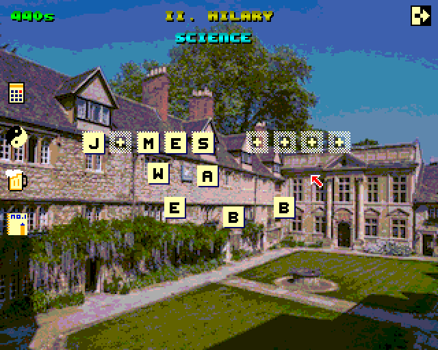 Screenshot 4 for The Scholar (ZX Spectrum Next)