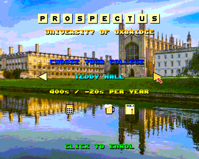 Screenshot 2 for The Scholar (ZX Spectrum Next)