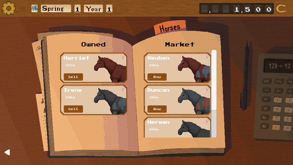 Screenshot 2 for Horse Game