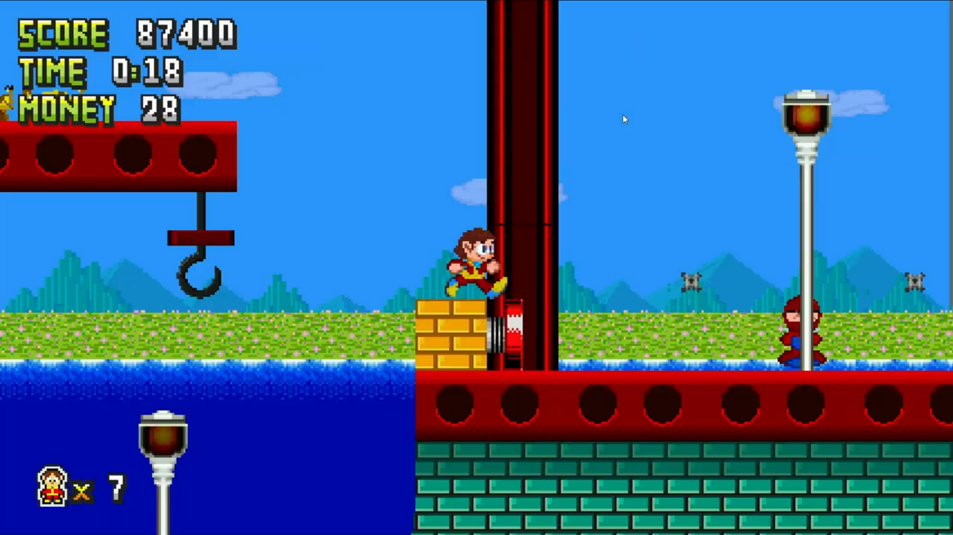 Screenshot 2 for Alex Kidd and the Miracle Gems