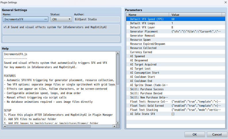 Incremental Game System for RPG Maker MZ by BitQuest Studio