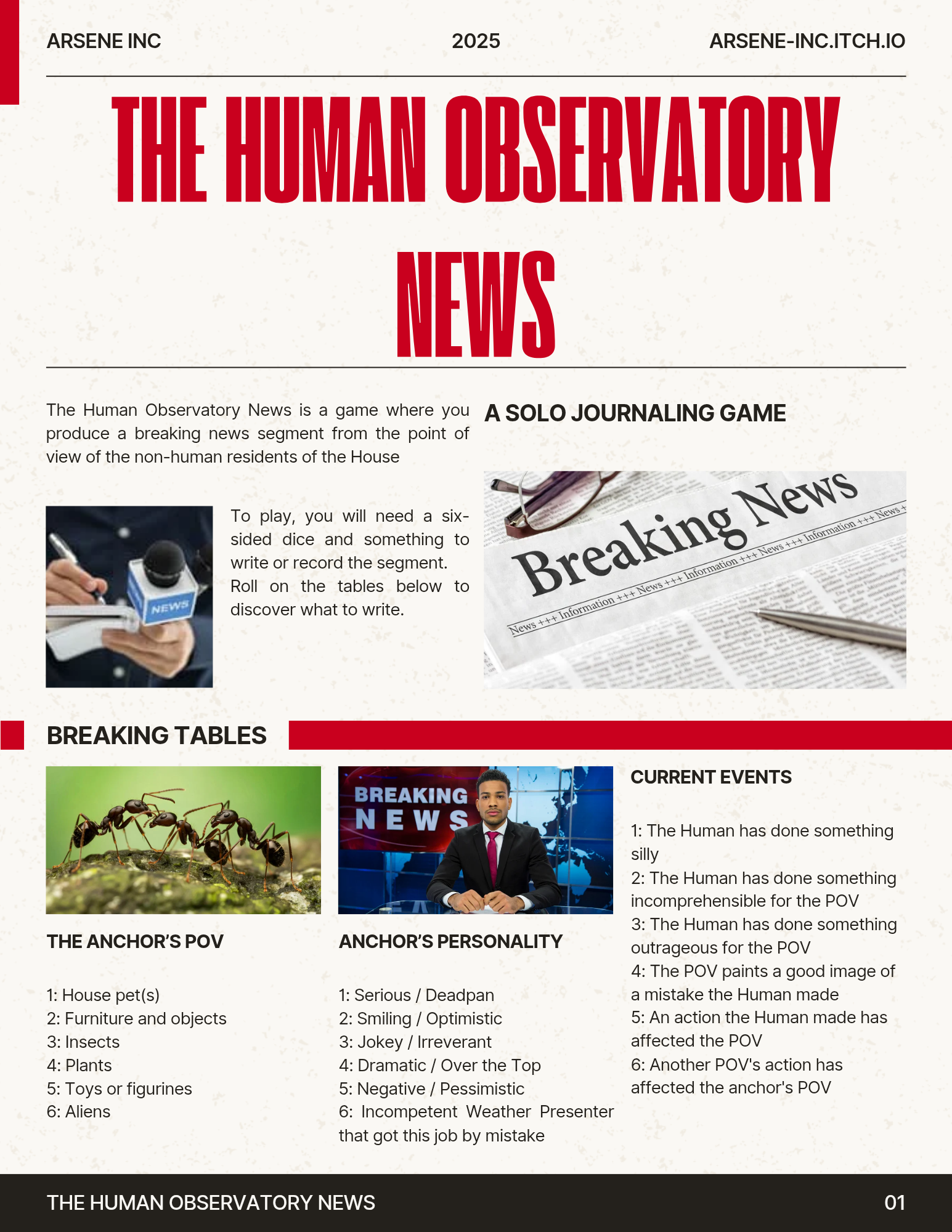 Cover image for The Human Observatory News