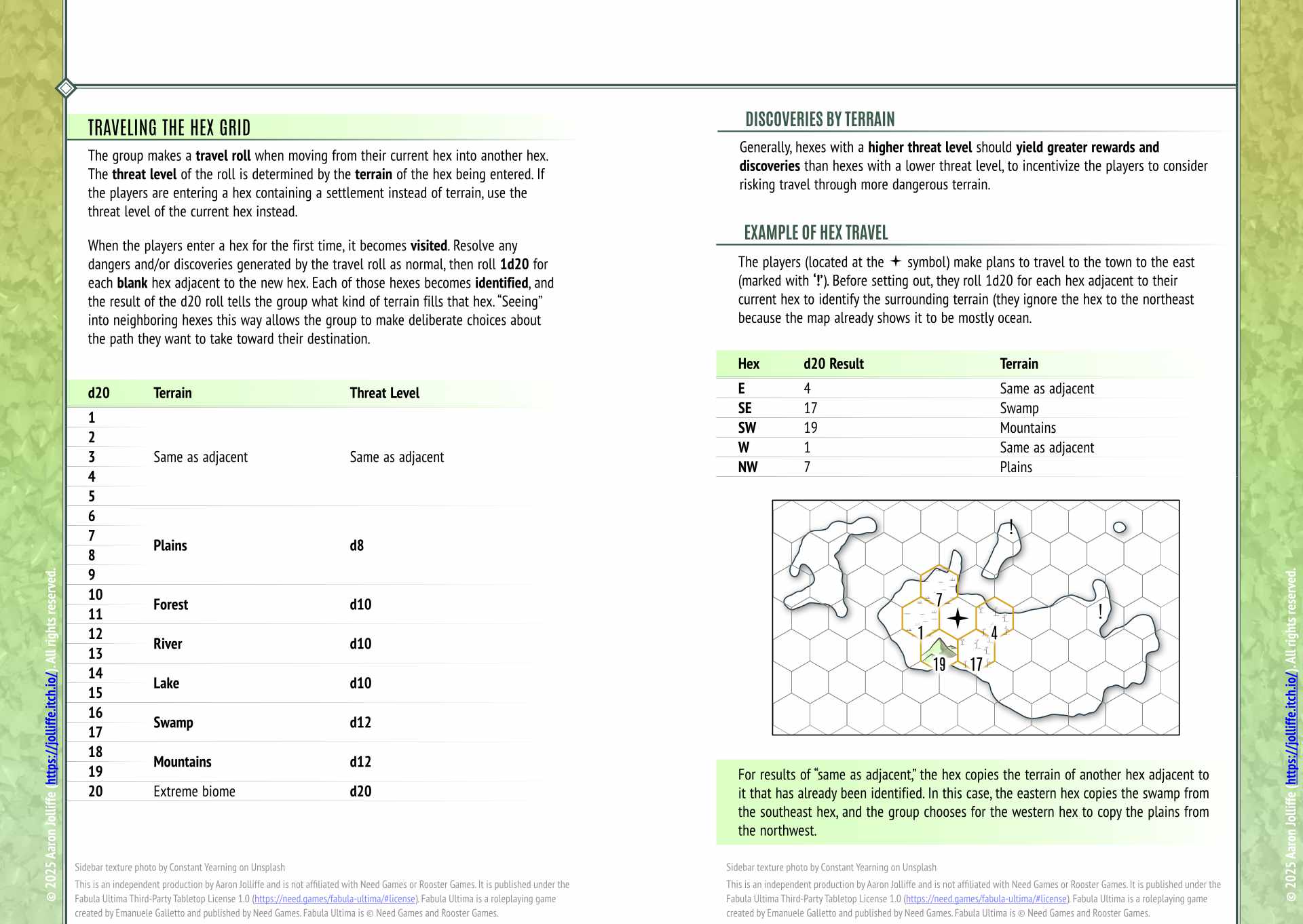 Screenshot 3 for Hex Travel for Fabula Ultima