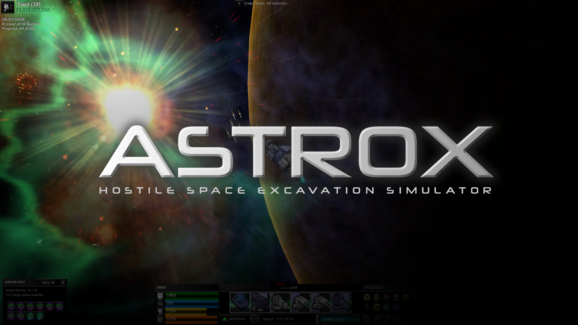 Cover image for Astrox : Hostile Space Excavation
