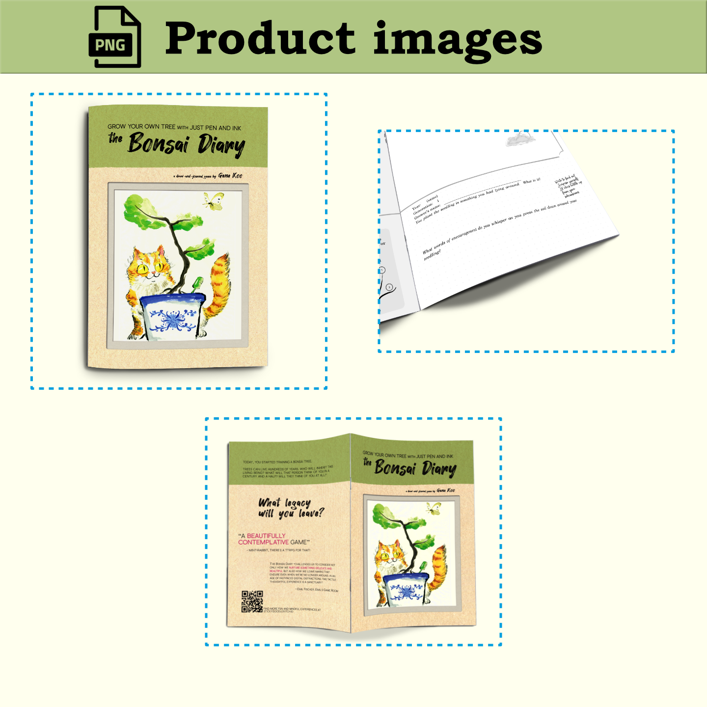 Making the Bonsai Diary better for retailers - The Bonsai Diary retailer  kit by Sticky Doodler