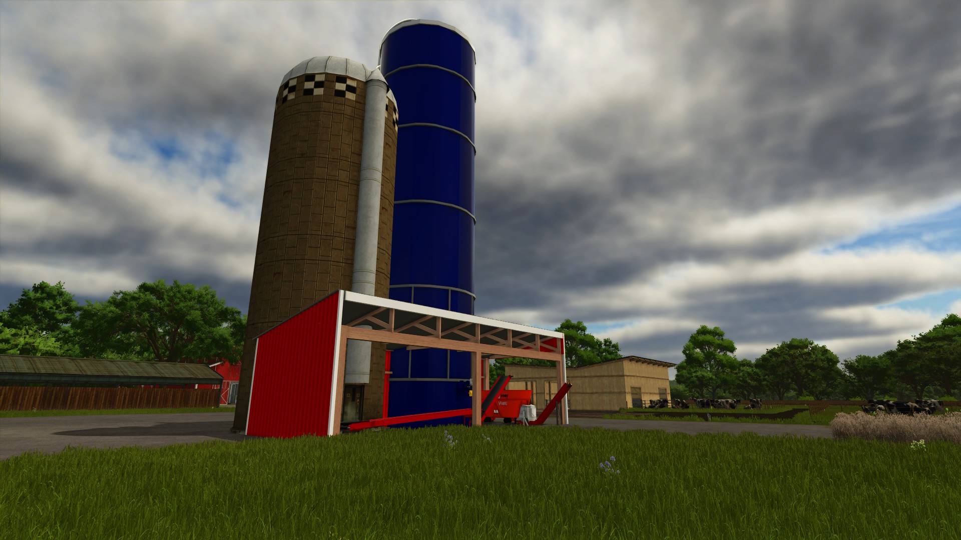 Screenshot 4 for FS25 Placeable TMR Mixing Silos