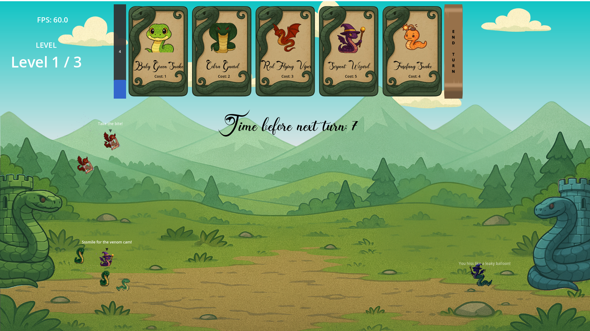 Screenshot 2 for Snake Kingdom Wars