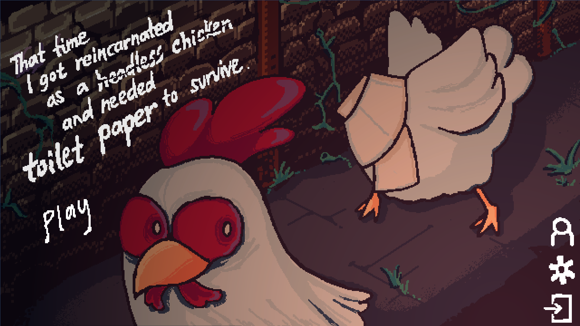 Screenshot 2 for That Time I Got Reincarnated as a Headless Chicken and Needed Toilet Paper to Survive