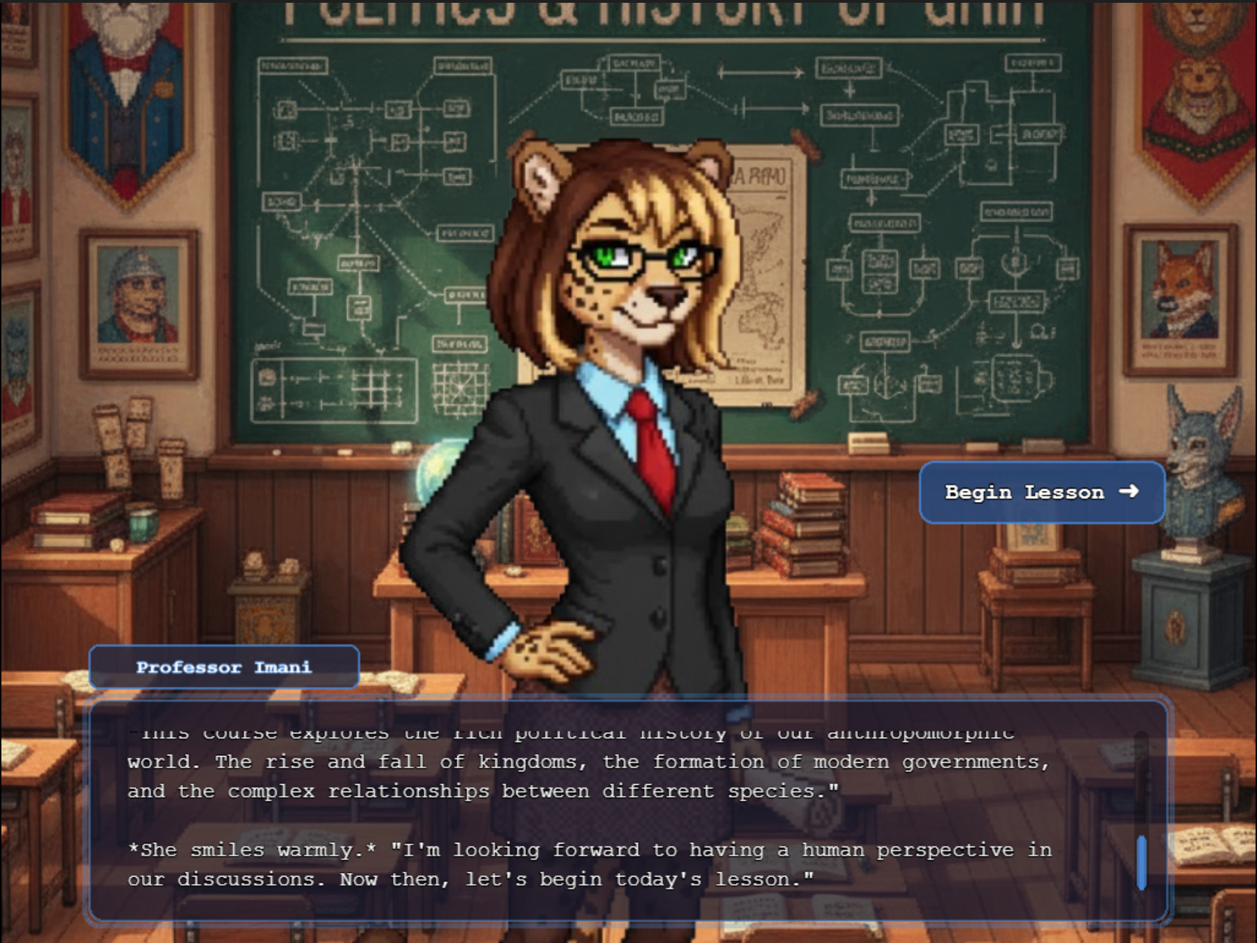 Anima University - Furry Dating/Life Sim screenshot 4