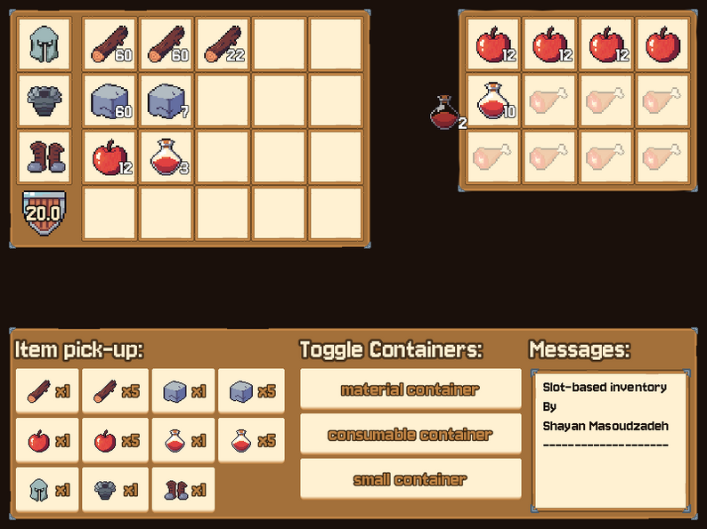 Slot-Based Inventory System by ShayanJoon