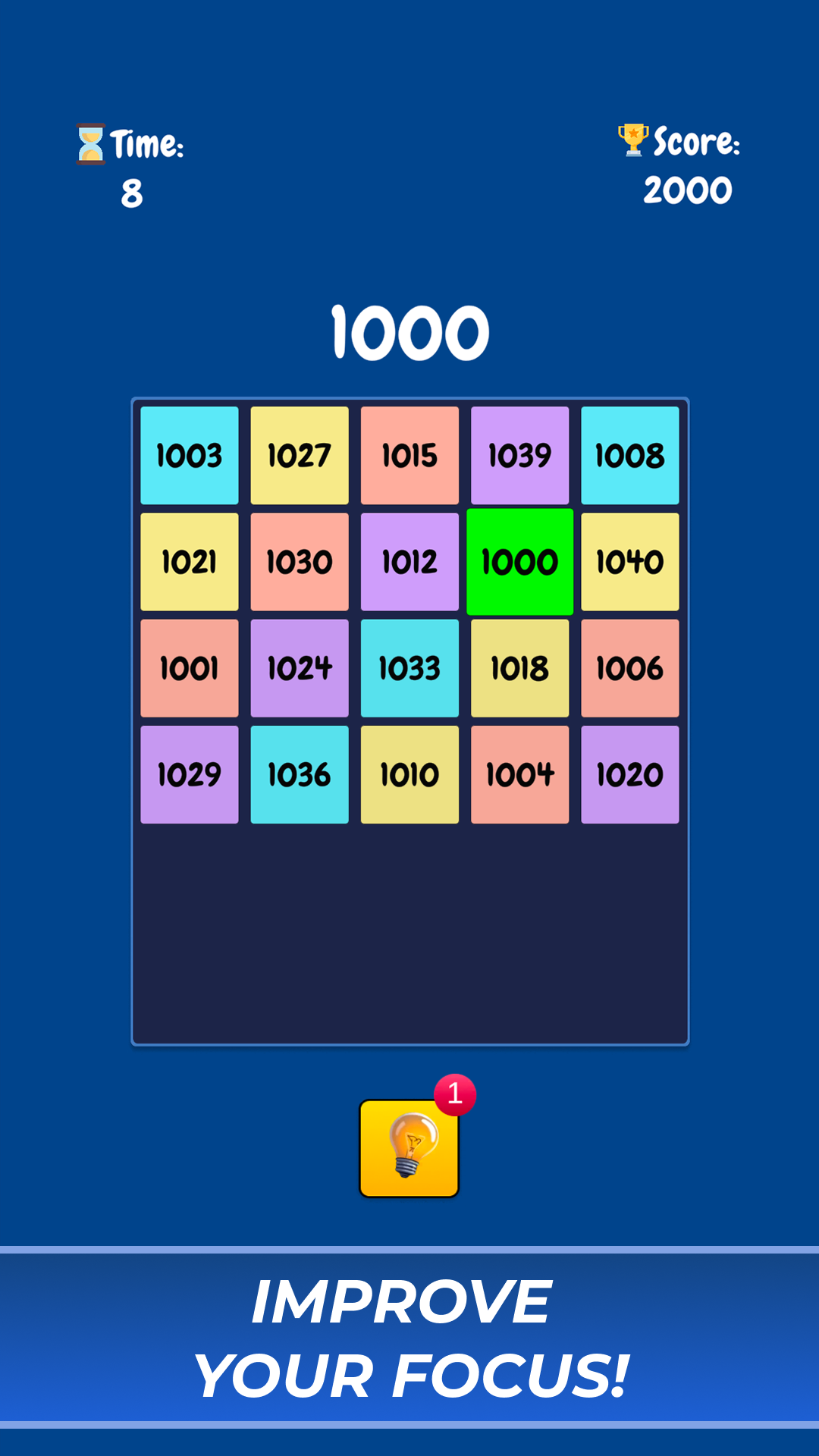 Find Rush Find the Number: Time Rush Game by CesGames