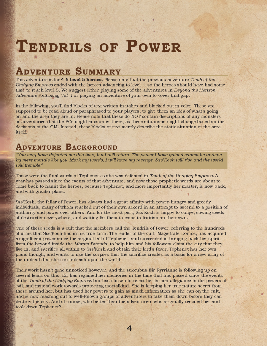 Screenshot 4 for Tendrils of Power (PF2)