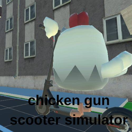 Screenshot 2 for chicken gun scooter simulator