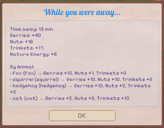 Screenshot 3 for Forest Friends: Idle Haven