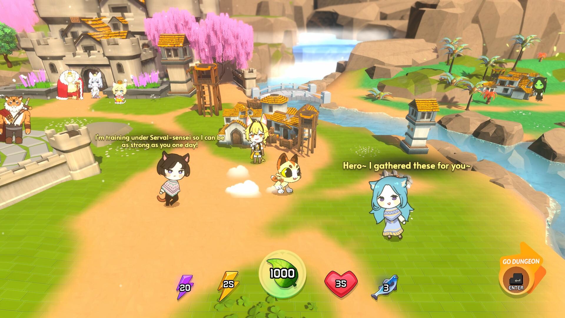 Screenshot 5 for Isekat: Crushed by a Computer, My Beloved Kitten is Transported to a Fantasy World