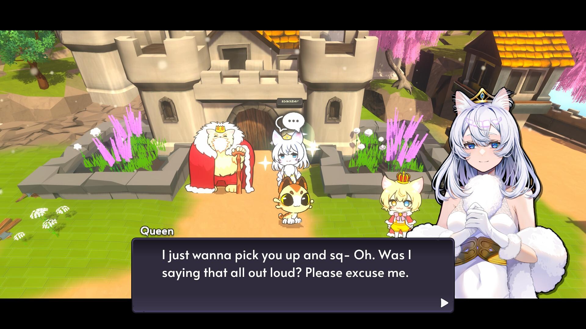 Screenshot 4 for Isekat: Crushed by a Computer, My Beloved Kitten is Transported to a Fantasy World