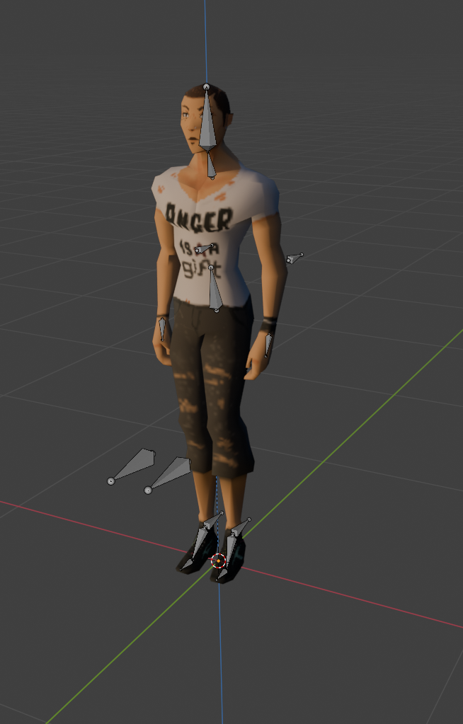 PSX Male Character -IK- Fully rigged by >x