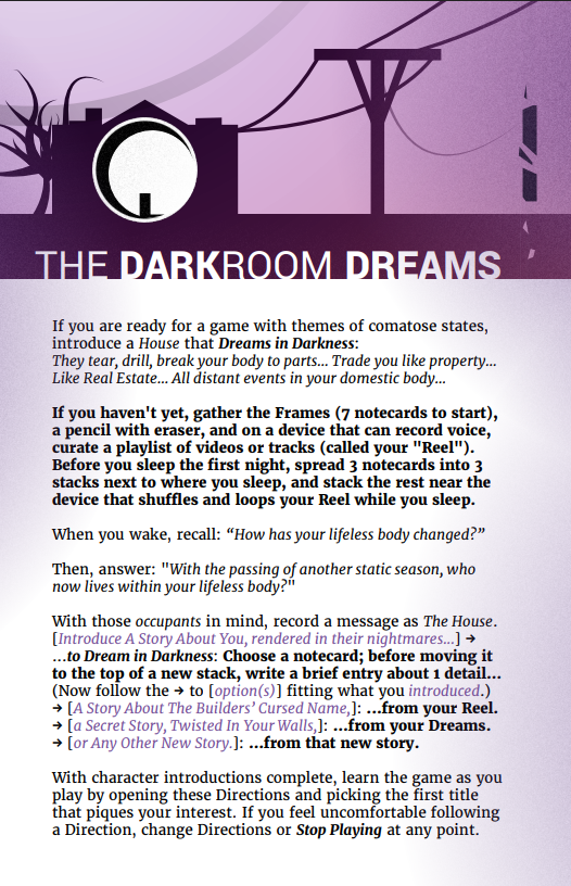 Screenshot 2 for The Dark Room Dreams