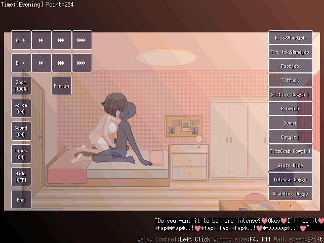 Huge-Tits Senpai's Reverse-NTR Seduction! Pixel-Sex Life Sim![Demo] screenshot 1
