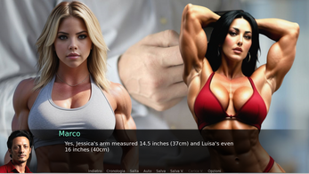 Screenshot 3 for my girl growth . fmg. female muscle growth