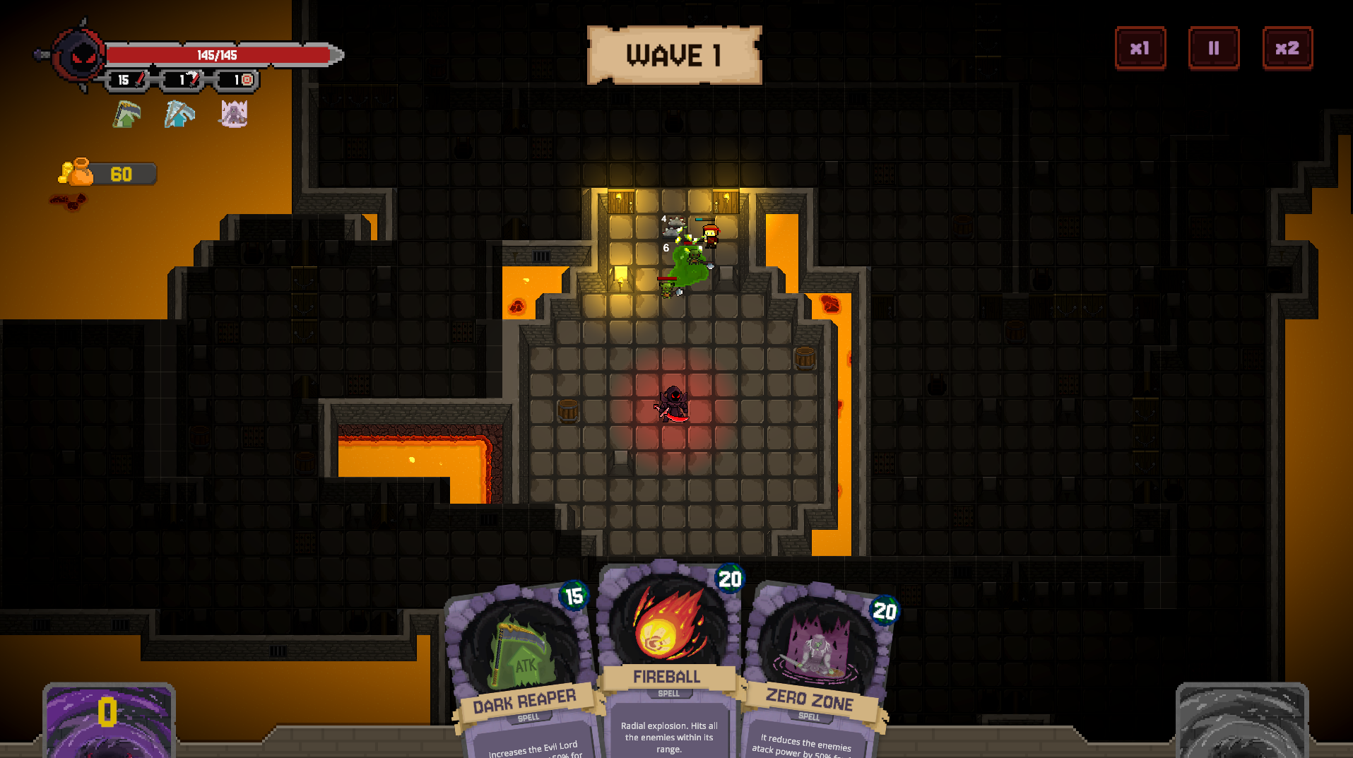 Screenshot 2 for DECKBOUND DUNGEON