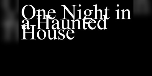 Cover image for One Night in a Haunted House