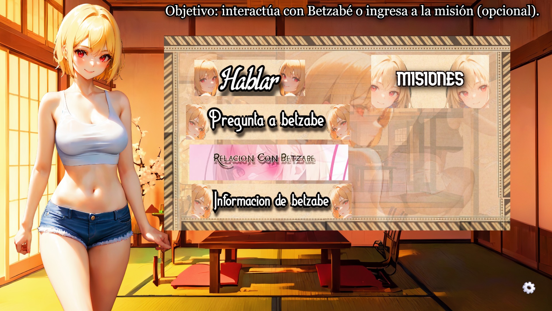 Screenshot 4 for Una Aventura con Betzabé Visual Novel H Interactiva