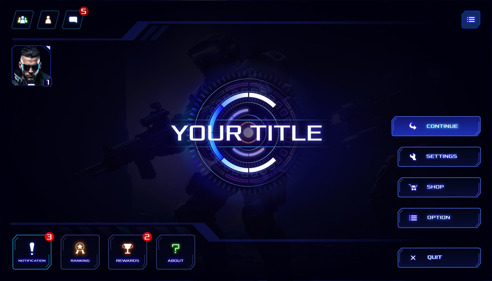 Gb Gui Pro SciFi GUI by Ultra knight