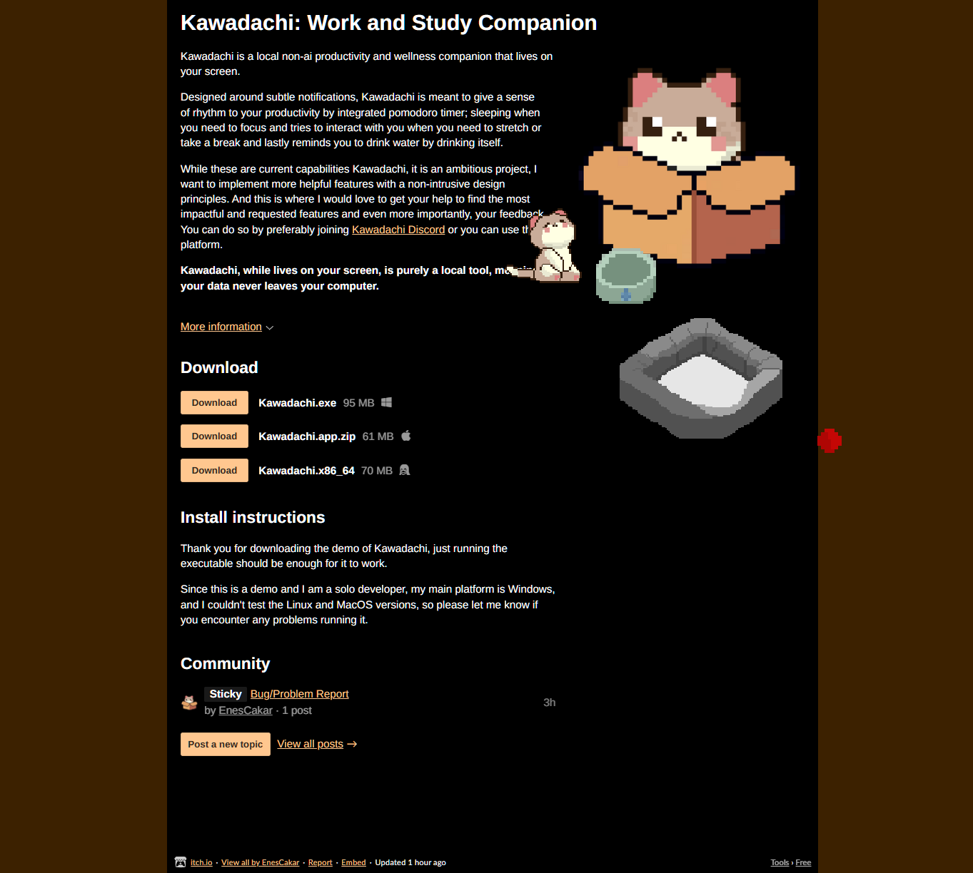 Screenshot 4 for Kawadachi: Work and Study Companion