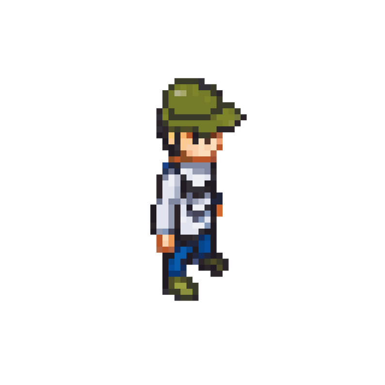 2D explorer character sprite by TampG