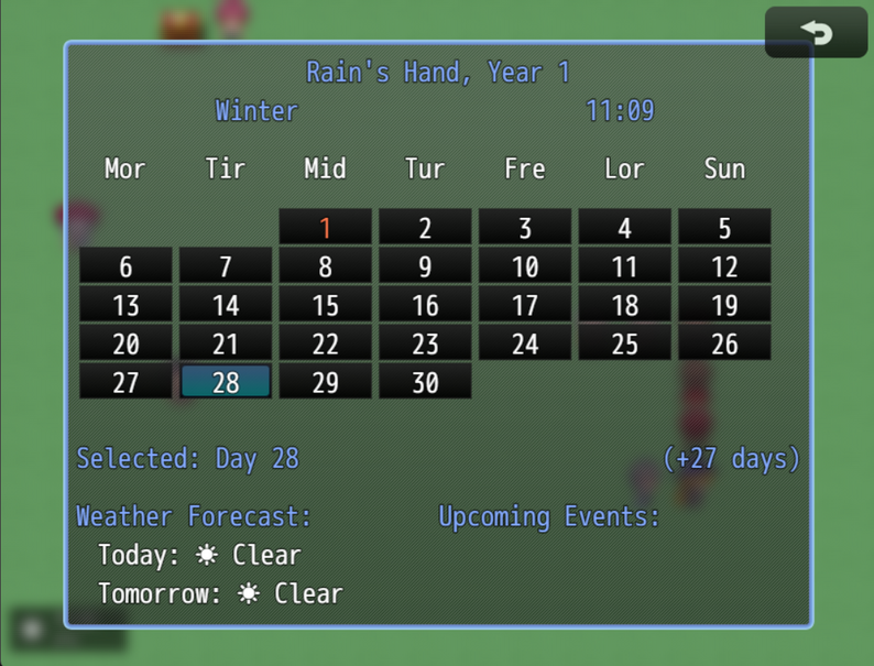 ED5 Time Seasons & Weather System (TSW) RPG MAKER MZ PLUGIN by ChigooX