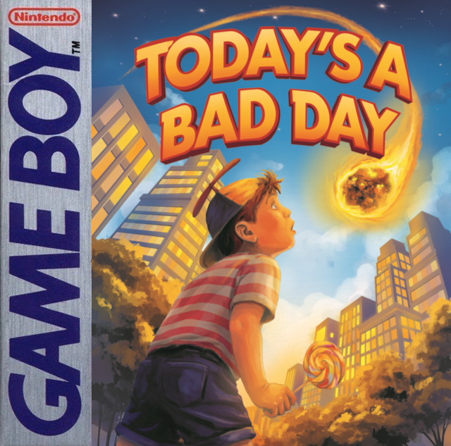 Screenshot 2 for Today's a Bad Day (Game Boy)