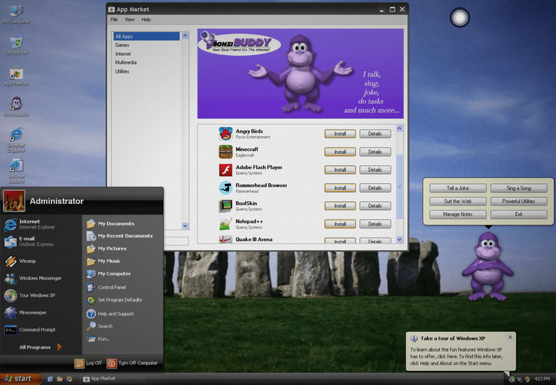 Window Xp Frame Ui Sim Reborn XP — The Real Windows XP Simulator by Quenq