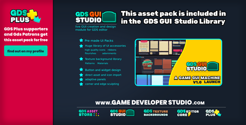 Clean and colorful game asset GUI pack by Robert Brooks ...
