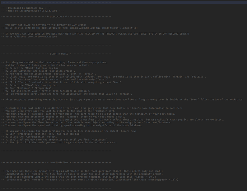 Roblox Sailing System – Easy Boat Control & Free Scripted UI by ...