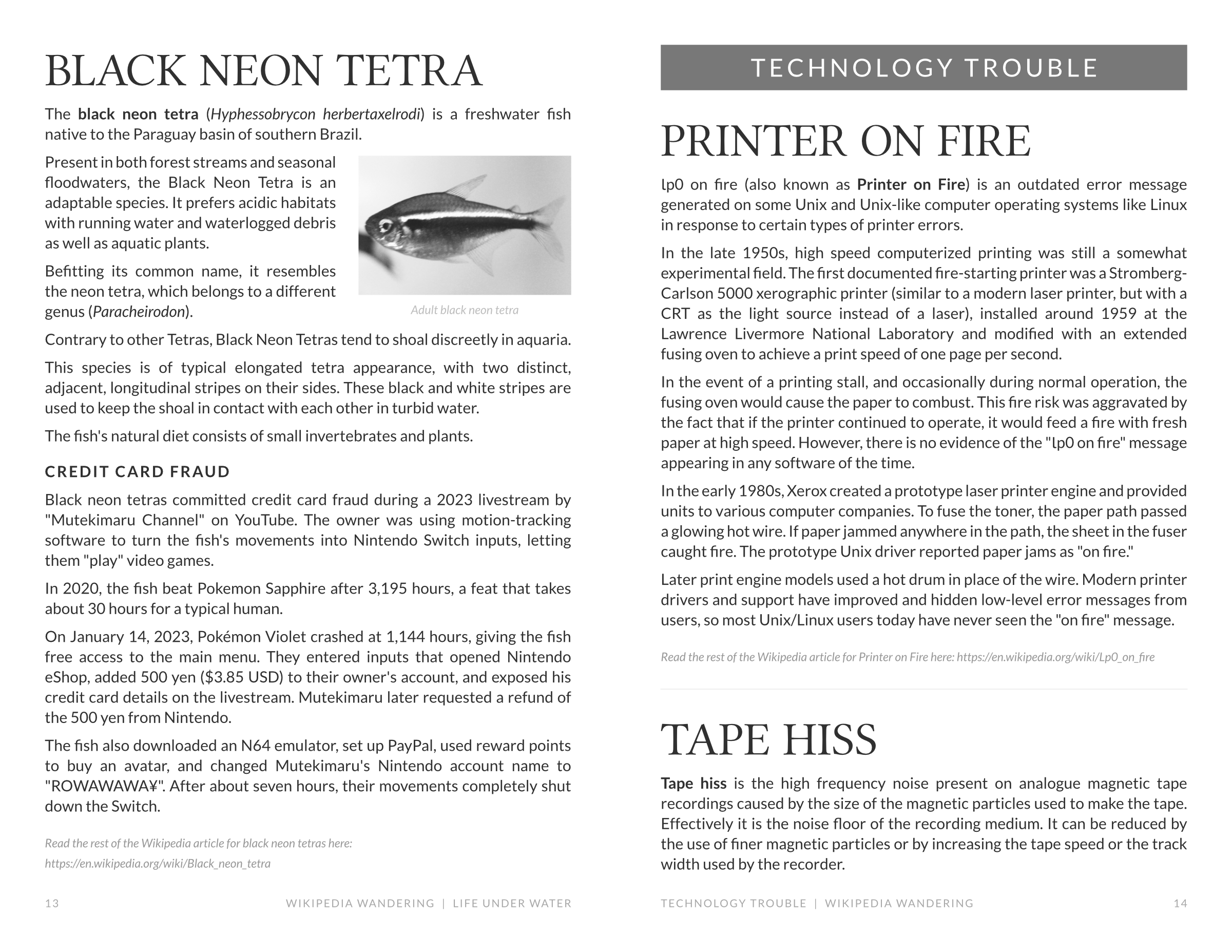 Screenshot 4 for Wikipedia Wandering - Issue 2