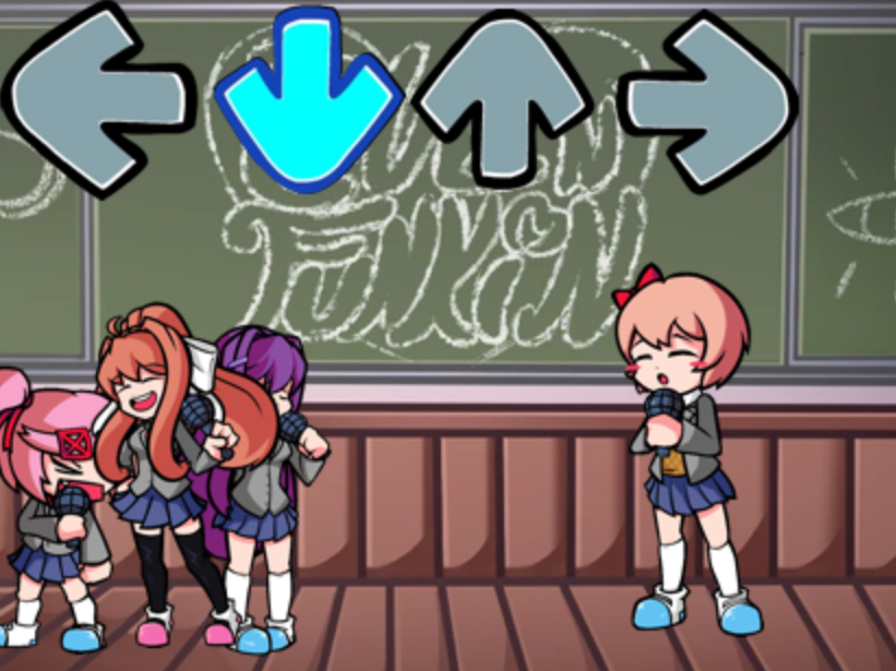 Doki doki Takeover Plus Fnf Engine by Ricter_Congo