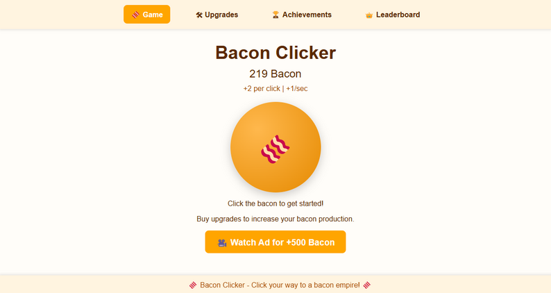 Bacon Button by Moose Stack