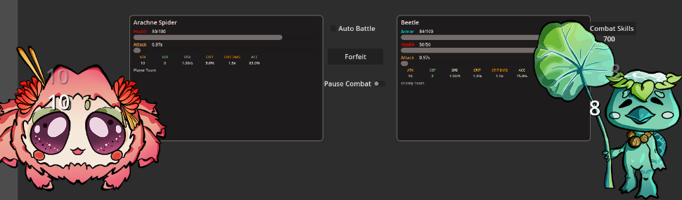 Screenshot 2 for Idle RPG Spider Combat Simulator