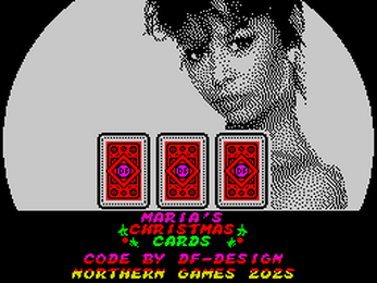 Maria's Christmas Cards (ZX Spectrum/Next Enhanced) by DF Design