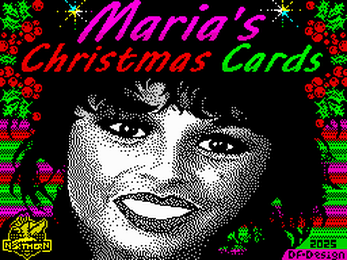 Maria's Christmas Cards (ZX Spectrum/Next Enhanced) by DF Design