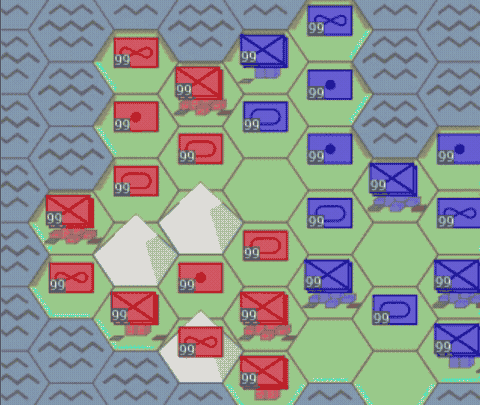 Screenshot 2 for SGW hexagonal wargame