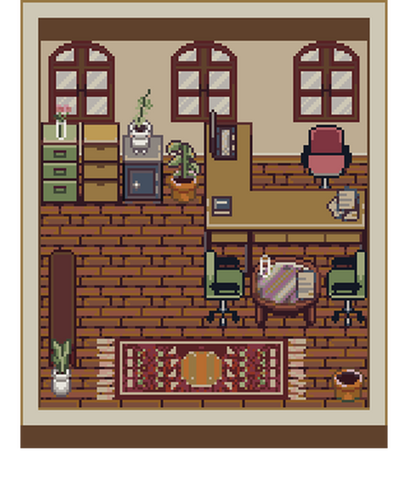 Pixel Paradise: Interiors asset pack [16x16px]. by Thurraya