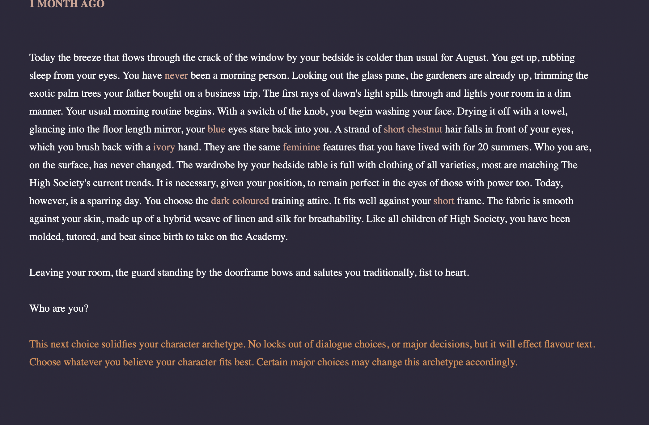Screenshot 3 for Venturis: Interactive Fiction